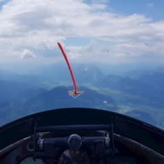 Flugwegposition um 11:58:48: Aufgenommen in der Nähe von Rottenmann, Österreich in 2759 Meter